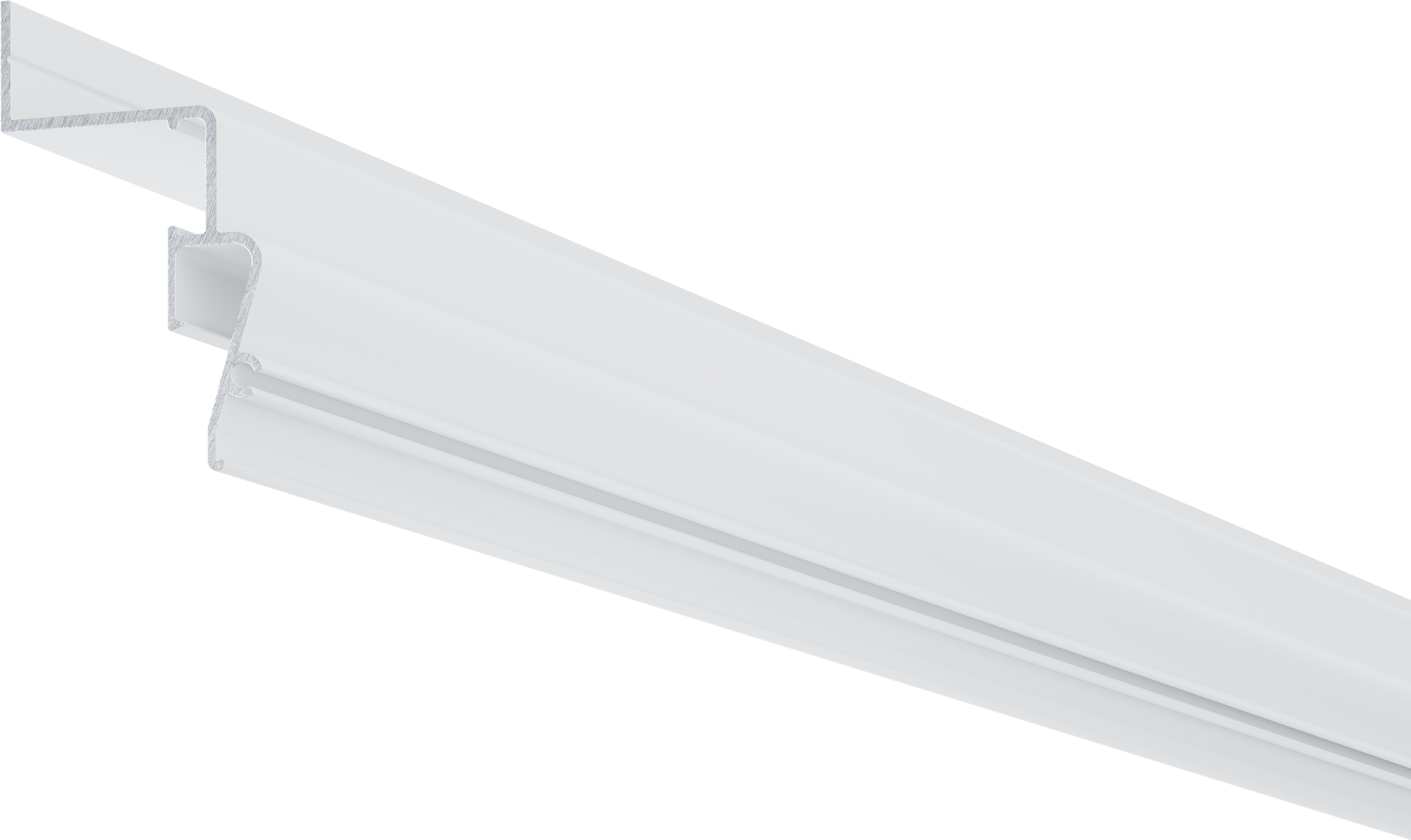 Профиль ALTEZA Contour-Pro LED стеновой парящий под рассеиватель Белый (2,0м)