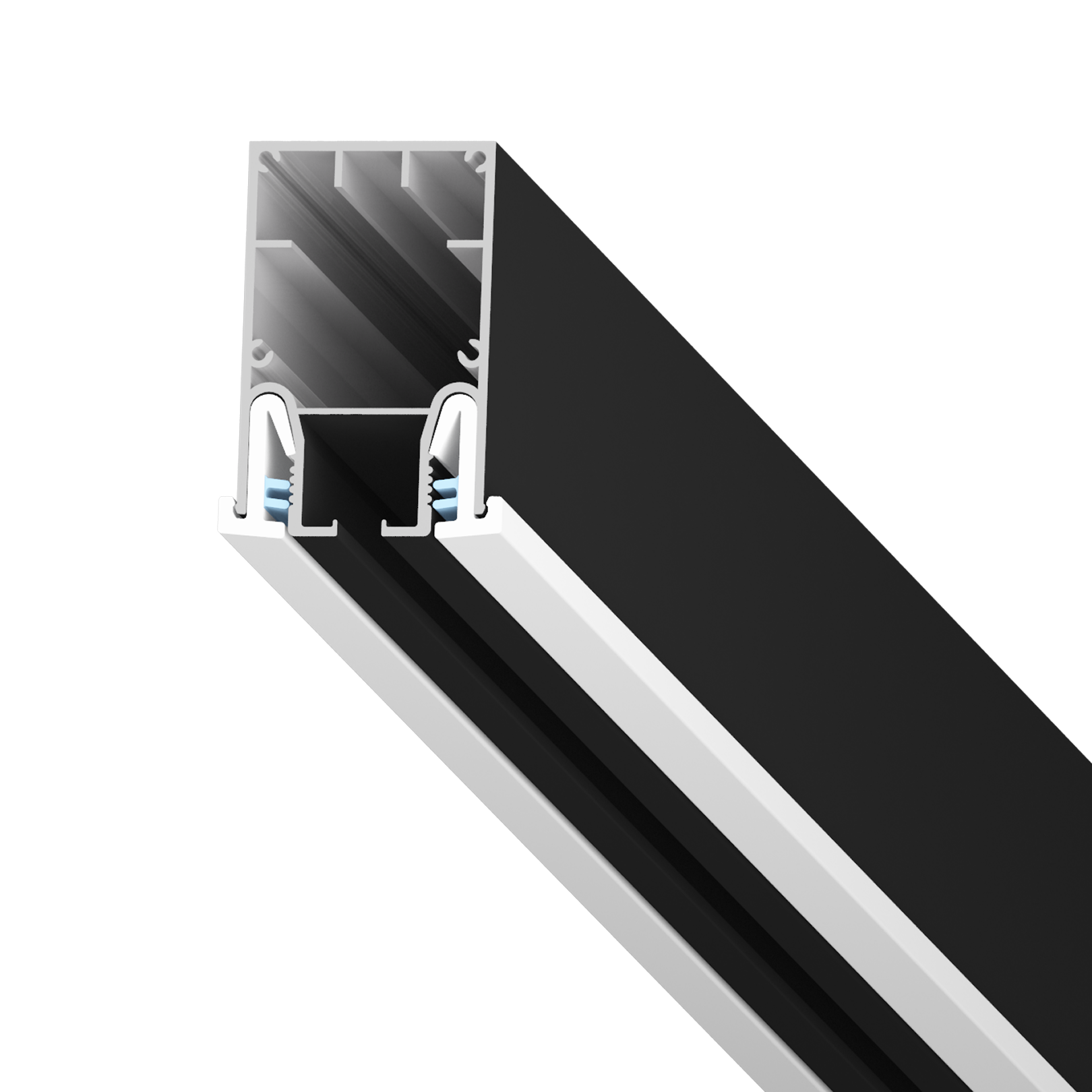 Заглушка торцевая LumFer Clamp Cornice Uno пластик Черный (комплект внутр/внеш)